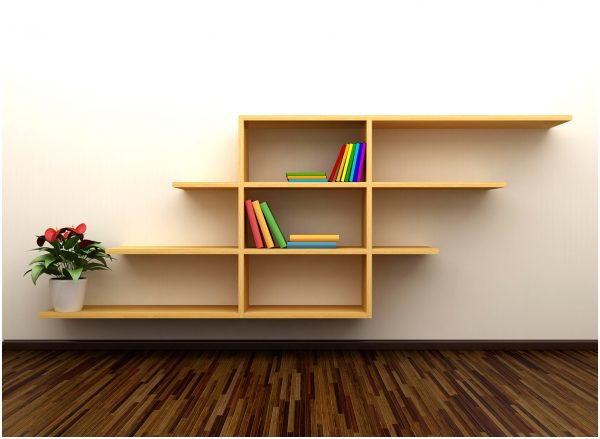 Полки, расположенные лесенкой