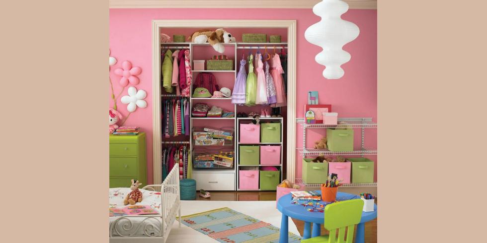 Шкаф-купе в детскую - внутреннее наполнение