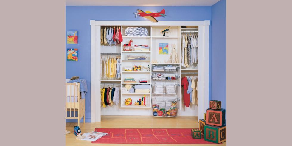 Шкаф-купе в детскую - внутреннее наполнение