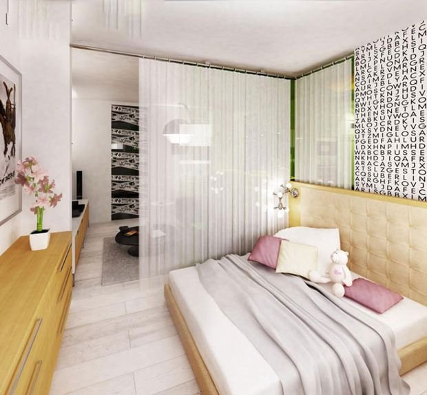 Фотографія: Вітальня в стилі Скандинавський, Декор інтер'єру, Малогабаритна квартира, Квартира, Студія