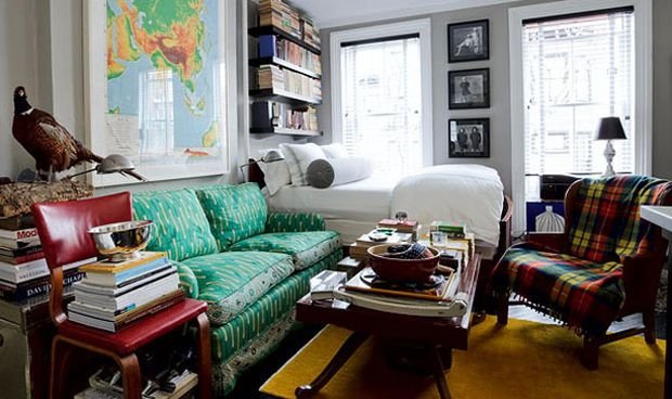 Фотографія: Спальня в стилі Прованс і Кантрі, Декор інтер'єру, Малогабаритна квартира, Квартира, Студія