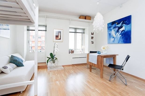 Фотографія: Кухня та їдальня в стилі Прованс та Кантрі, Декор інтер'єру, Малогабаритна квартира, Квартира, Студія