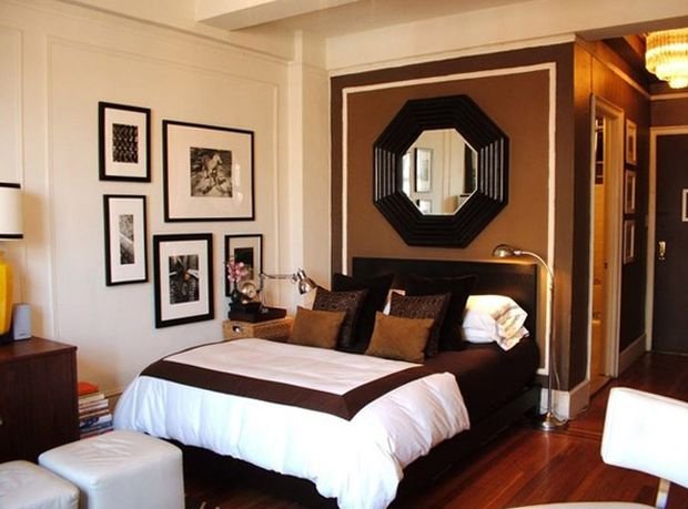 Фотографія: Вітальня в стилі Сучасний, Декор інтер'єру, Малогабаритна квартира, Квартира, Студія