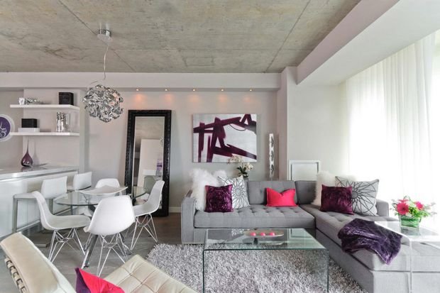 Фотографія: Вітальня в стилі Скандинавський, Декор інтер'єру, Малогабаритна квартира, Квартира, Студія