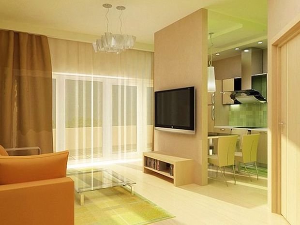 Фотографія: Вітальня в стилі Скандинавський, Декор інтер'єру, Малогабаритна квартира, Квартира, Студія