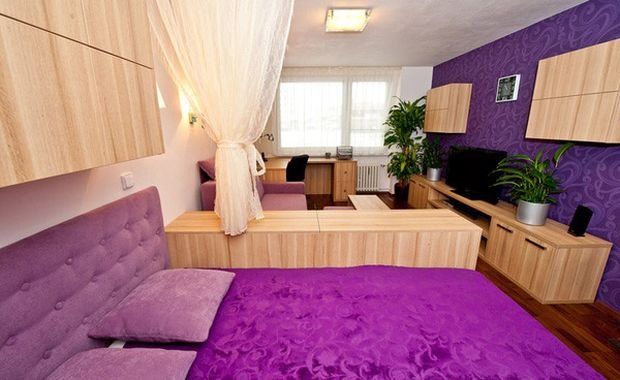 Фотографія: Вітальня в стилі Сучасний, Декор інтер'єру, Малогабаритна квартира, Квартира, Студія