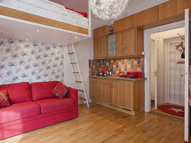 Фотографія: Кухня та їдальня в стилі Скандинавський, Декор інтер'єру, Малогабаритна квартира, Квартира, Студія