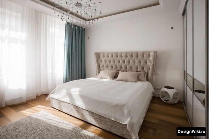 Дизайн спальни в стиле арт-деко
