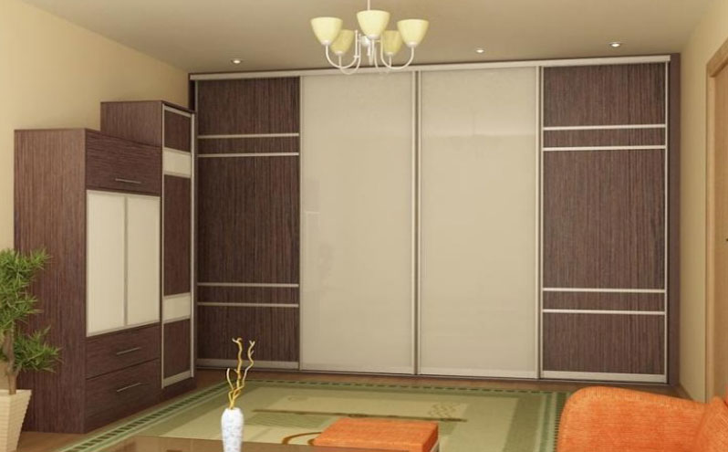 Шафа купе для вітальні