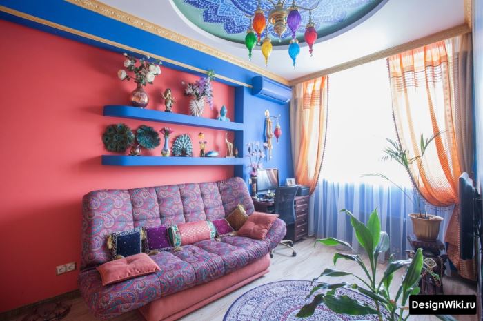 Стиль дизайна китч в оформлении интерьера