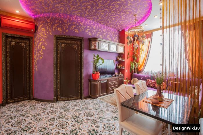 Яркий стиль китч в интерьере