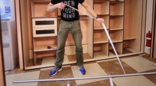 Встановлення нижніх напрямних