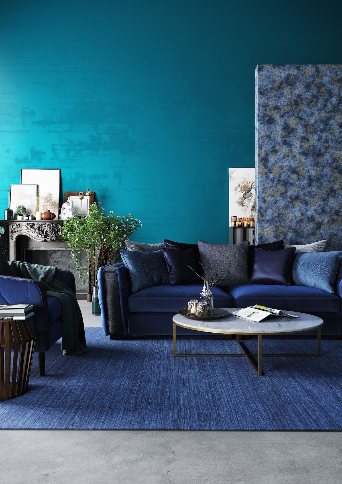 дизайн інтер'єру модної квартири фото 19