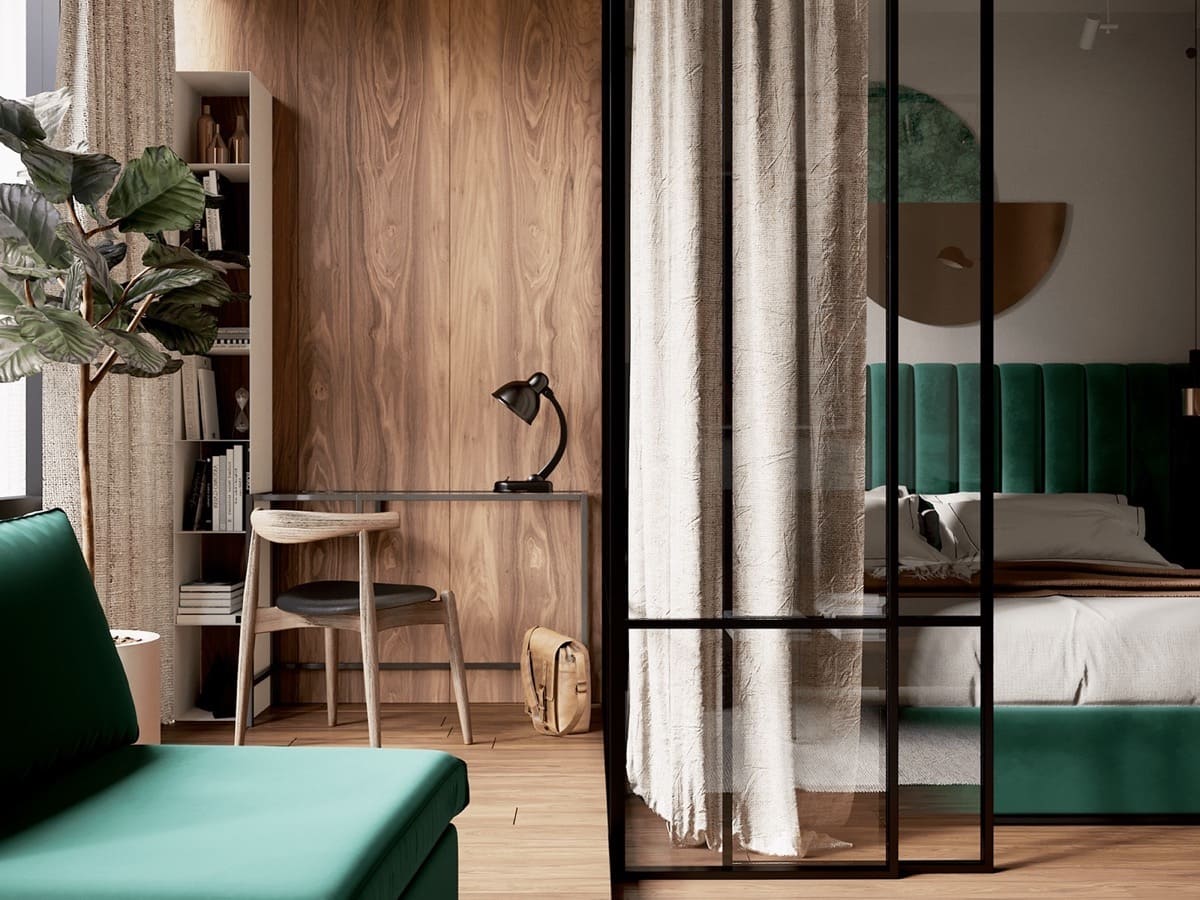 дизайн інтер'єру модної квартири фото 66