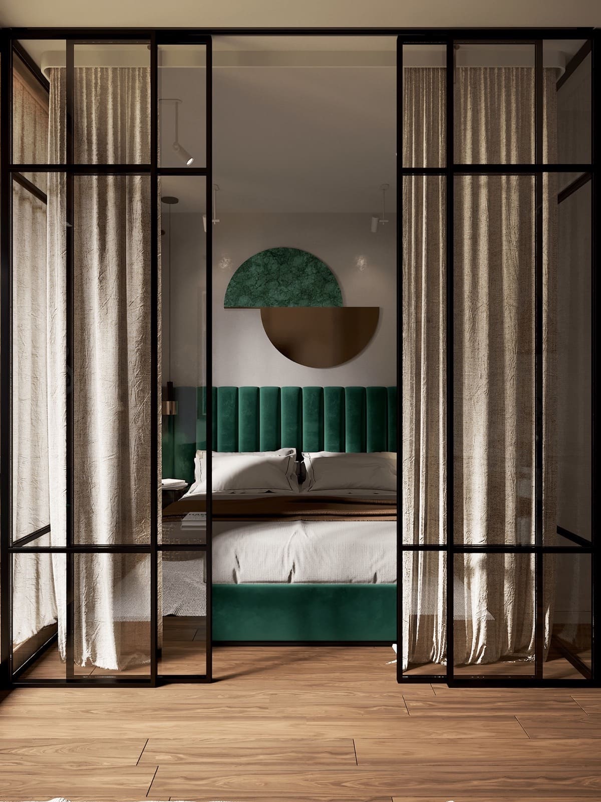 дизайн інтер'єру модної квартири фото 67