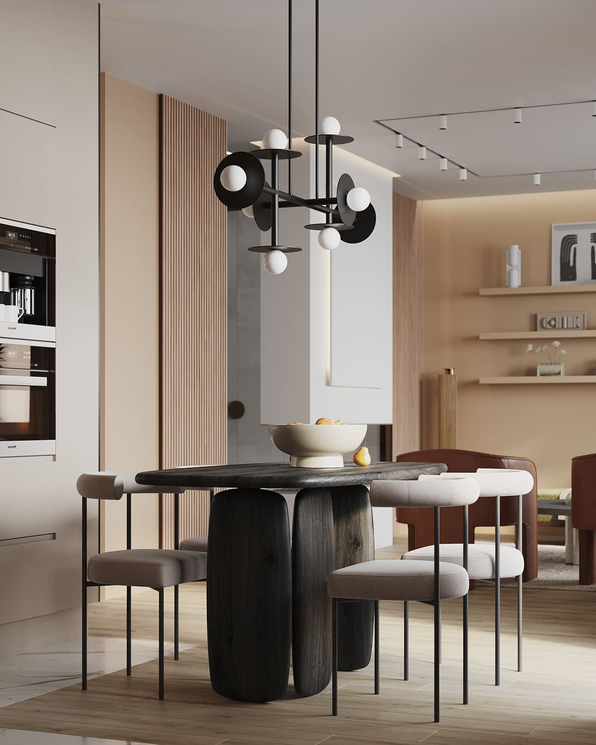 дизайн інтер'єру модної квартири фото 26