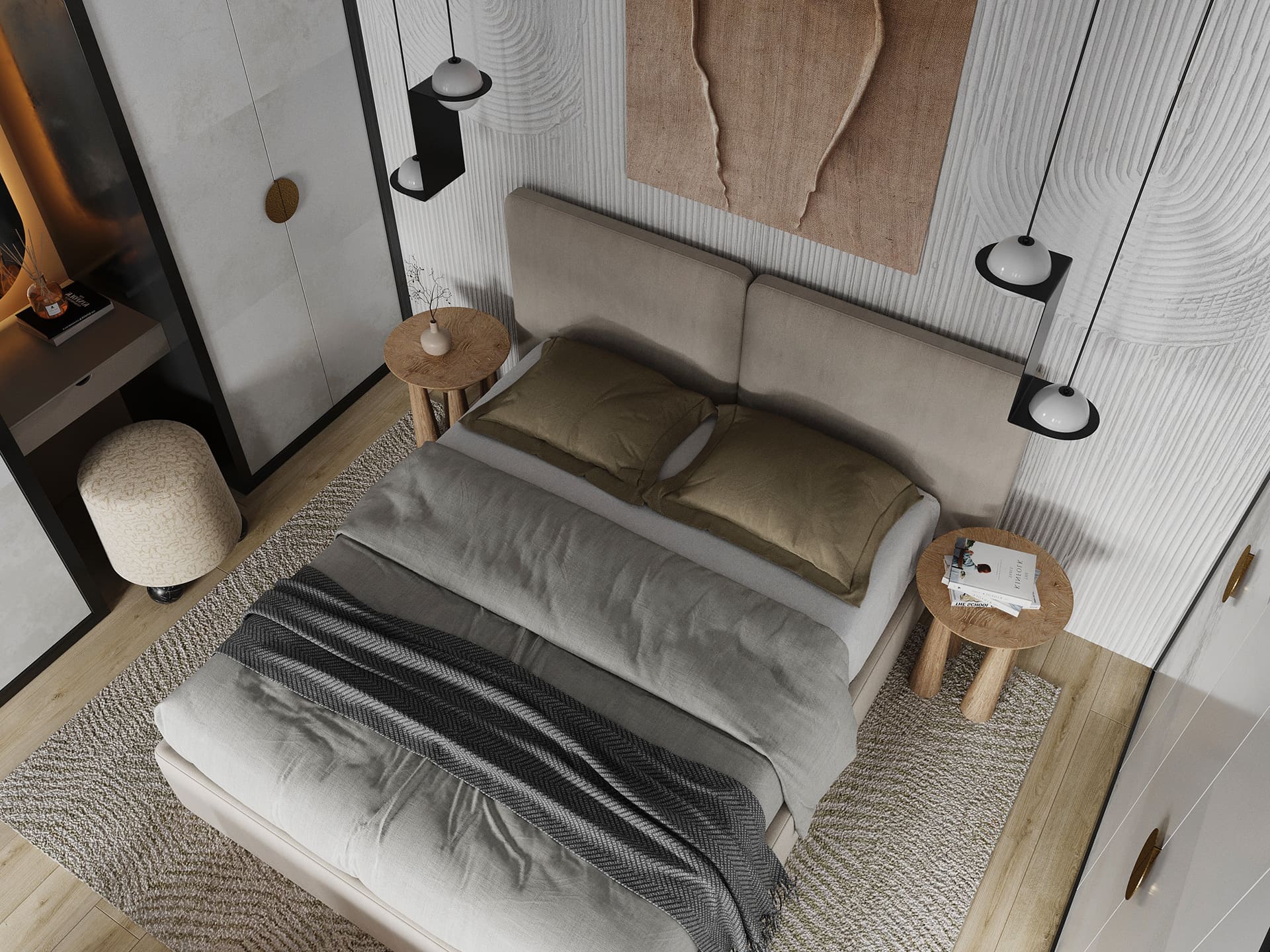 дизайн інтер'єру модної квартири фото 27