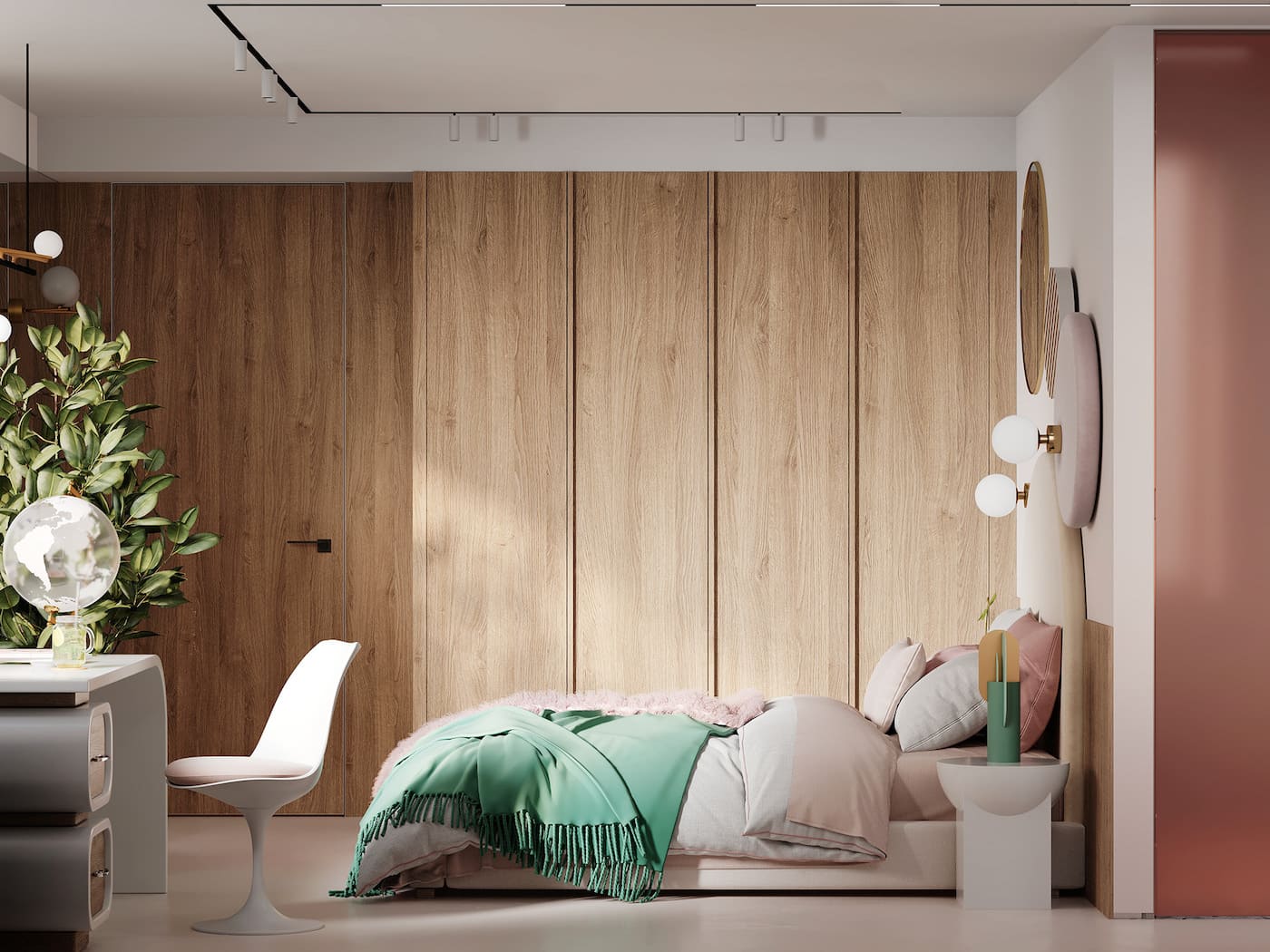 дизайн інтер'єру модної квартири фото 101