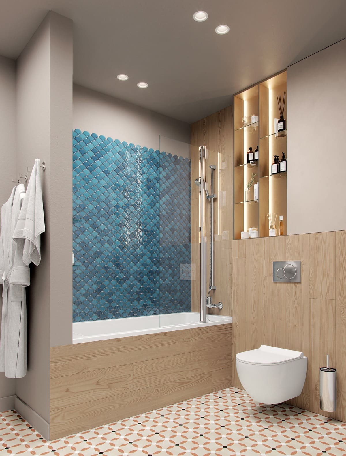 дизайн інтер'єру модної квартири фото 62