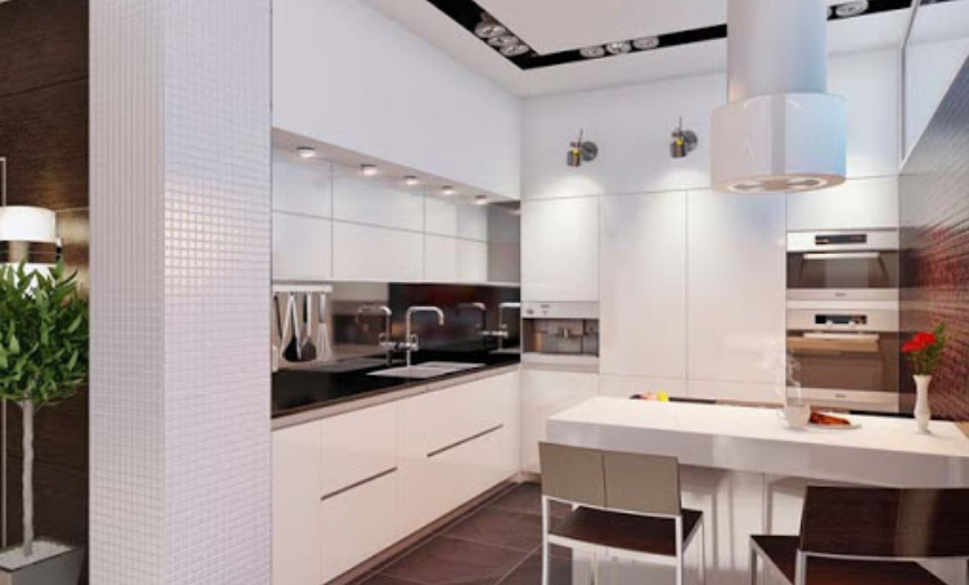 кухня в стиле хай тек кухня в стиле хай тек