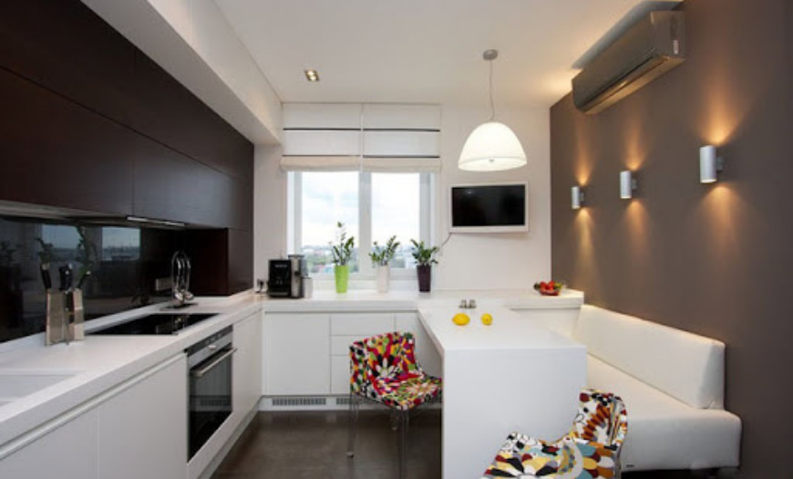 Кухня модерн малогабаритная кухни в стиле модерн фото