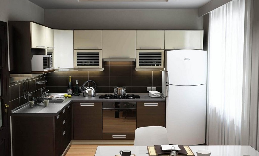 Кухня в стиле хай-тек кухня хай тек