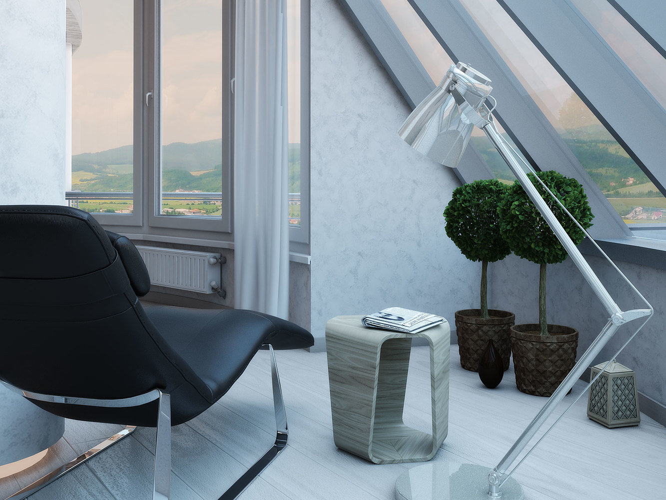 високотехнологічний інтер'єр