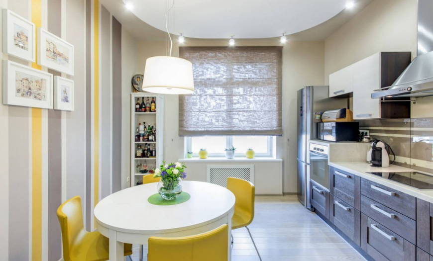 планування кухні 9 кв м