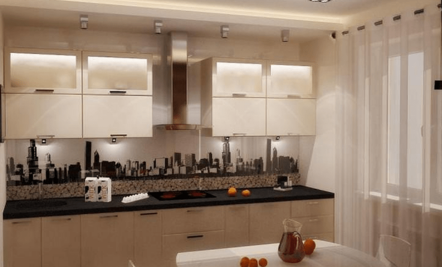 дизайн кухни 9 кв м фото новинки