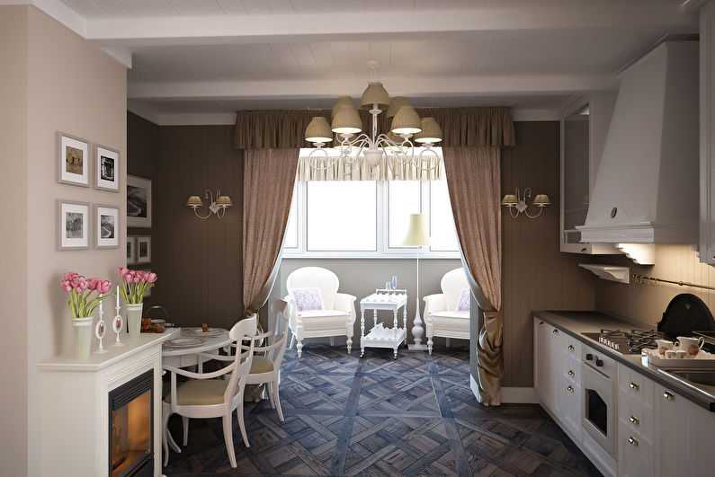 Дизайн кухні 9 кв.м з балконом