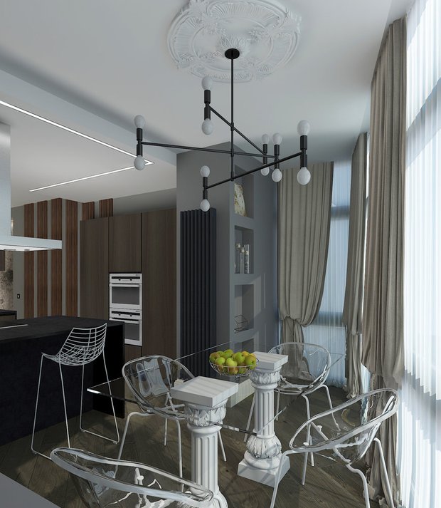 Фотографія: Кухня та їдальня в стилі Еклектика, Поради – фото на INMYROOM