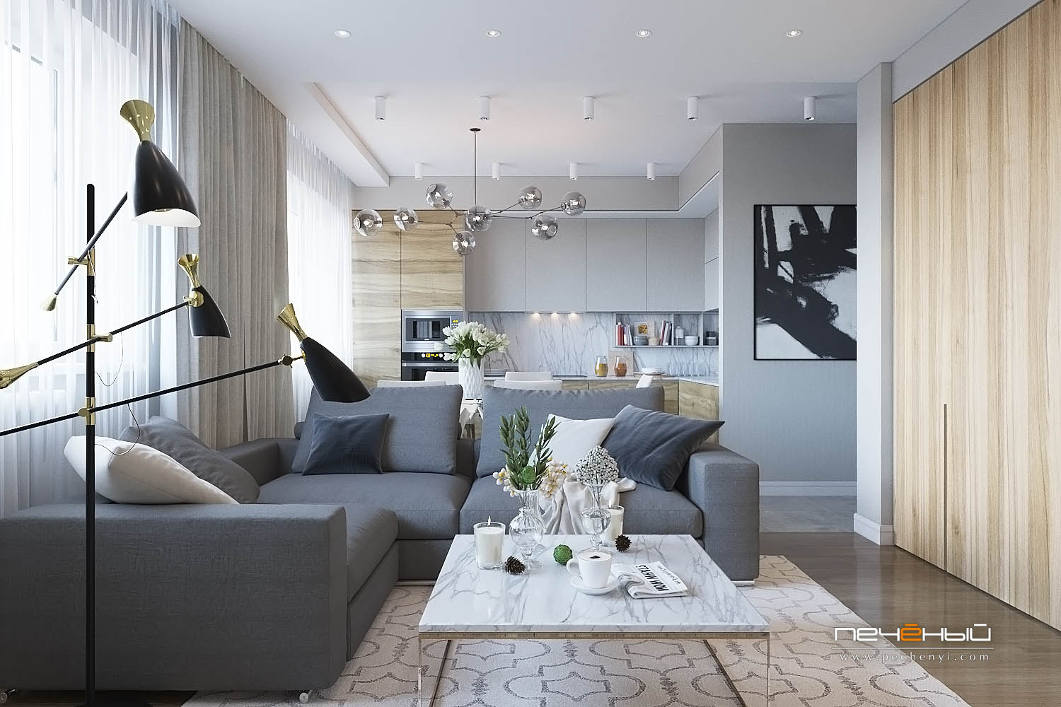 Кухня-вітальня 2018