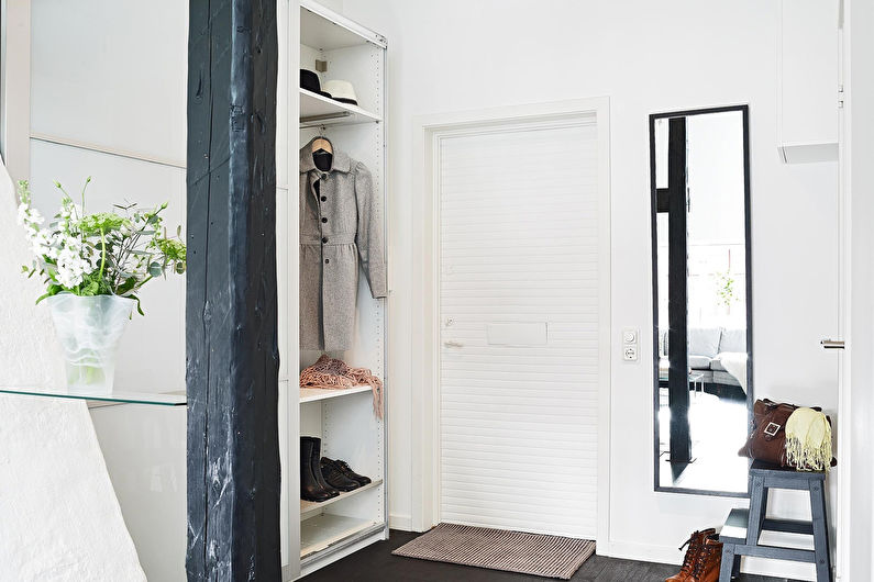 Дизайн інтер'єру маленького передпокою в сучасному стилі