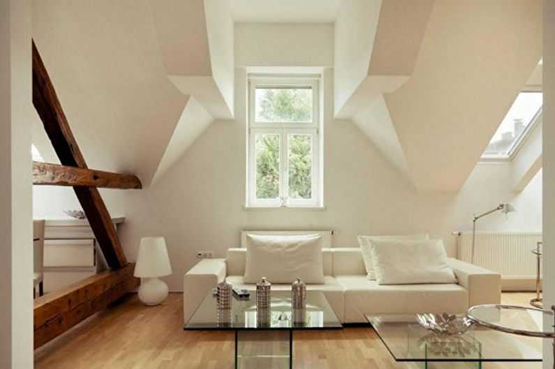 Дизайн интерьера гостиной в загородном доме - фото