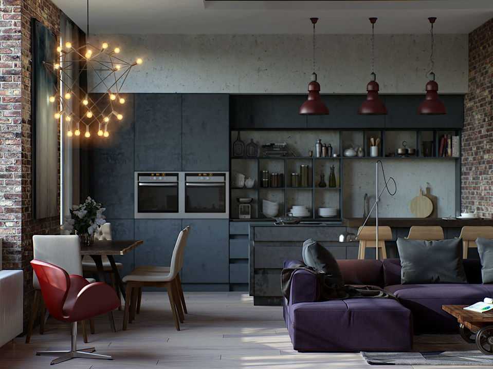 Картину інтер'єру чудово доповнює незвичайна люстра, виконана в стилі ретро.