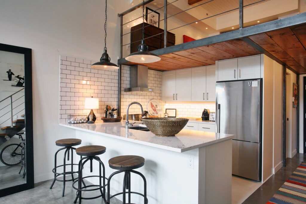 Кухня в стиле лофт - фото (7)