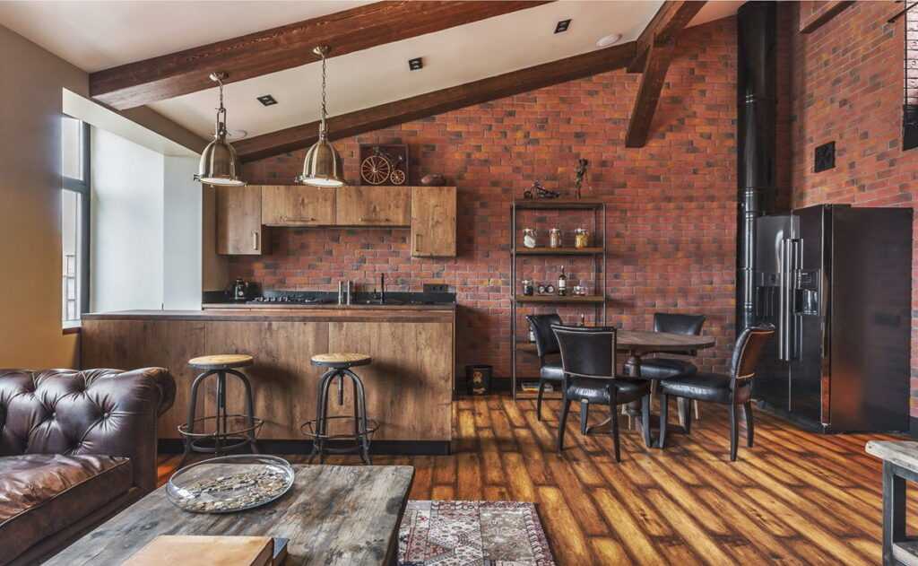 Кухня в стиле лофт - фото (8)