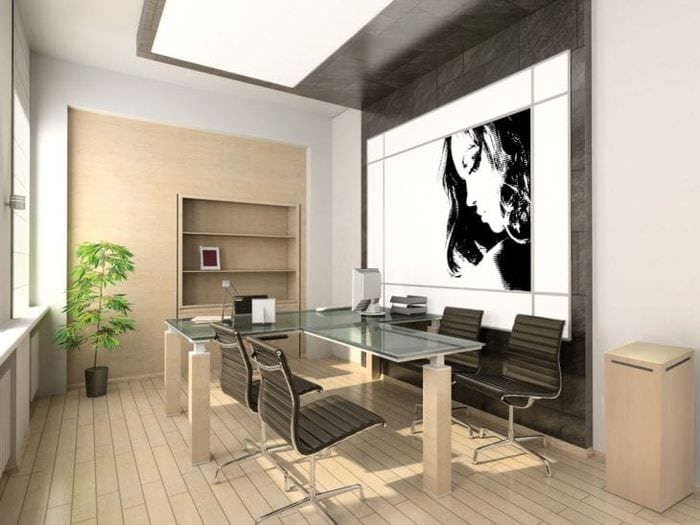 гарний декор спальні в стилі хай тек картинка