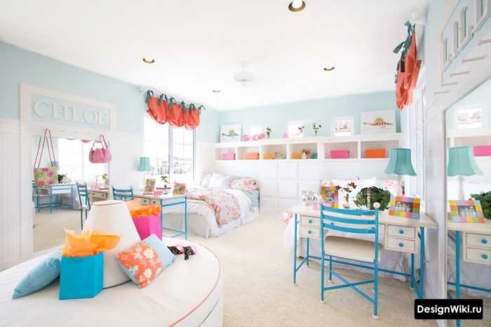 Пастельна кольорова гама в інтер'єрі дитячій
