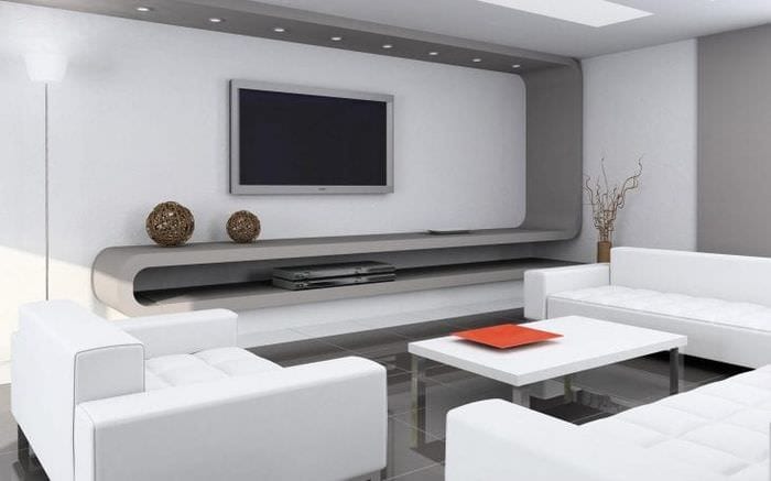 яскравий дизайн передпокою в стилі хай-тек картинка