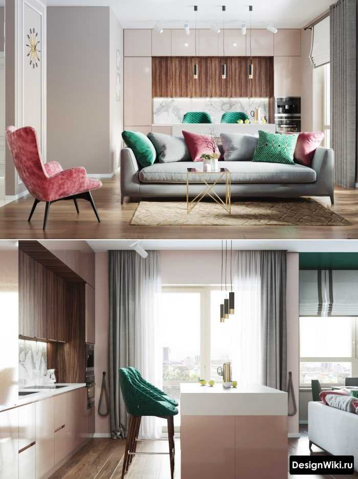 скандинавський інтер'єр з яскравими акцентами