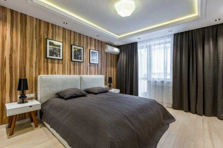 Декоративная подсветка - Дизайн спальни в современном стиле