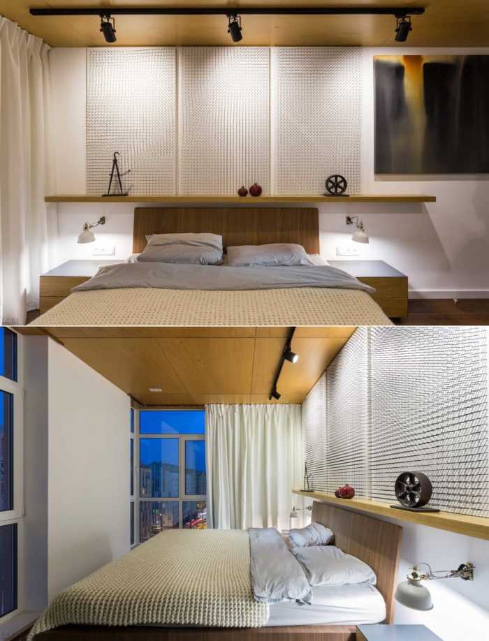 освітлення в спальні у скандинавському стилі