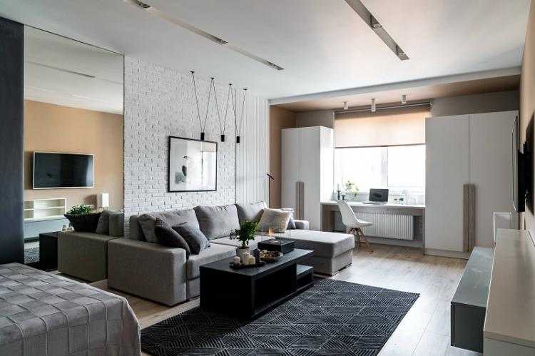 Обои для гостиной в скандинавском стиле Обои для гостиной в скандинавском стиле