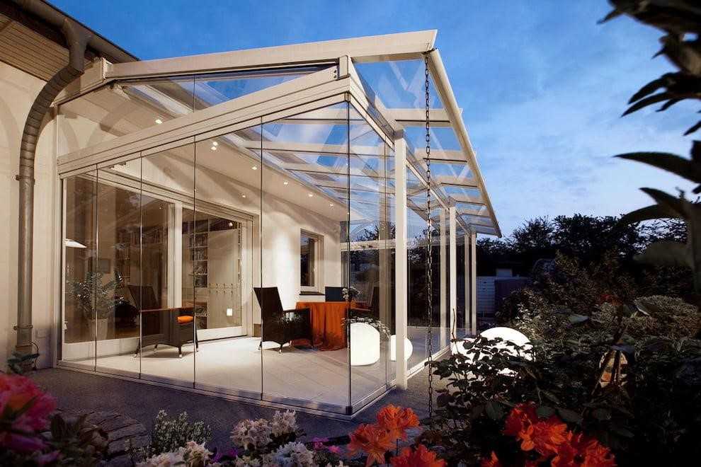 веранда в стиле модерн