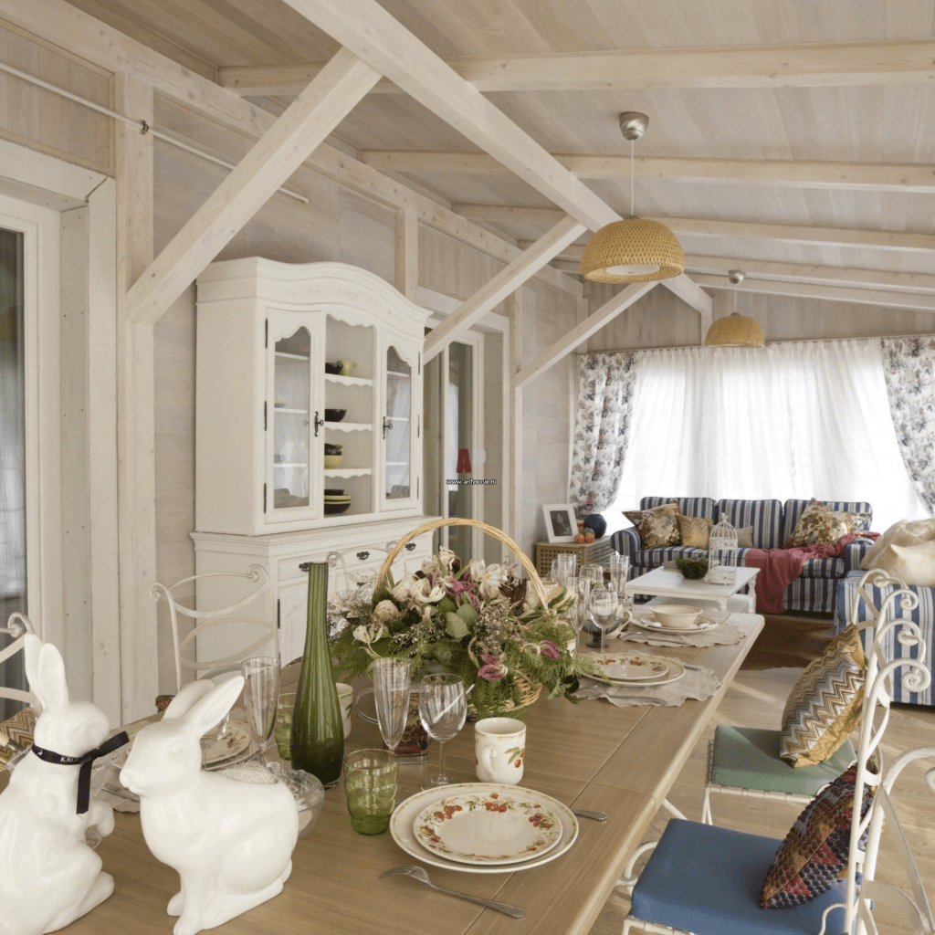 веранда в стиле кантри